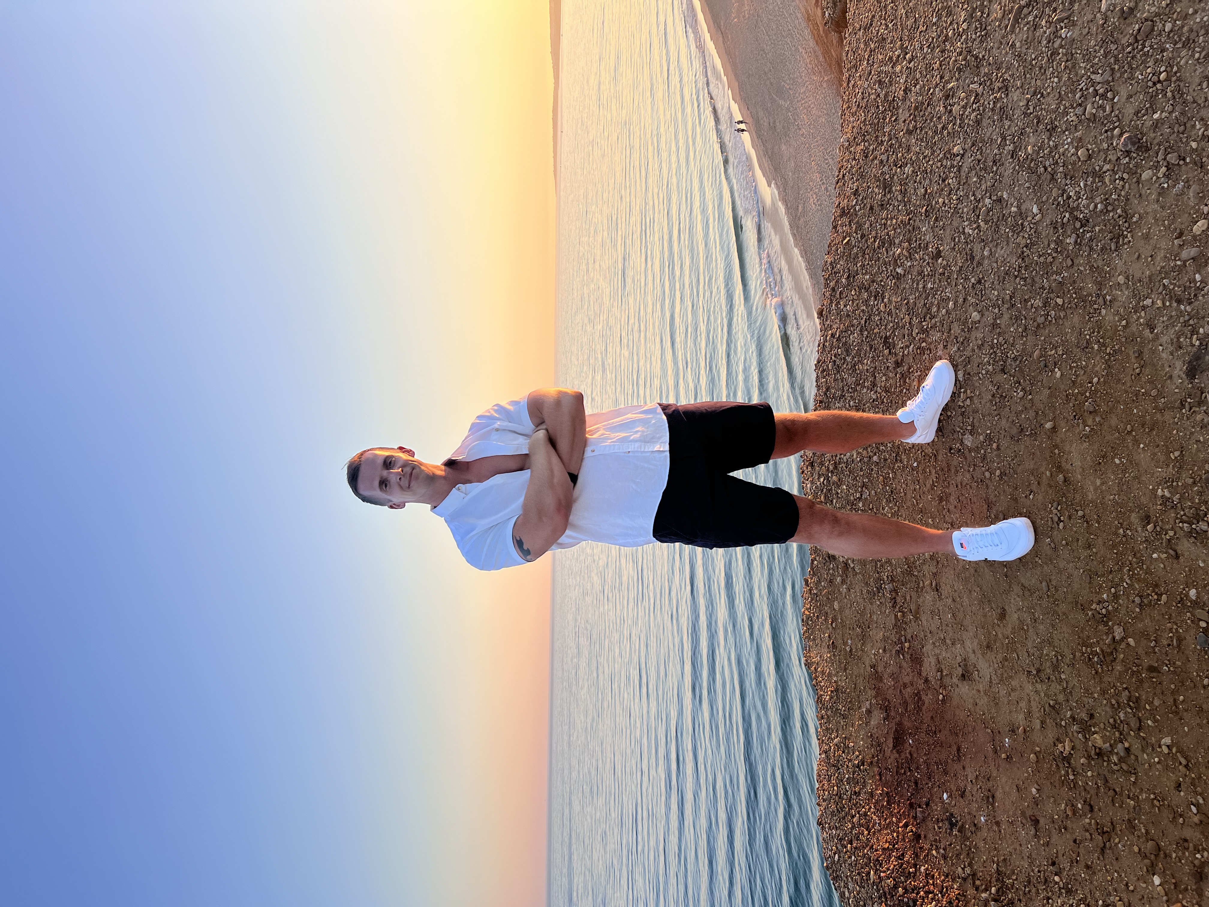 Sam at sunset